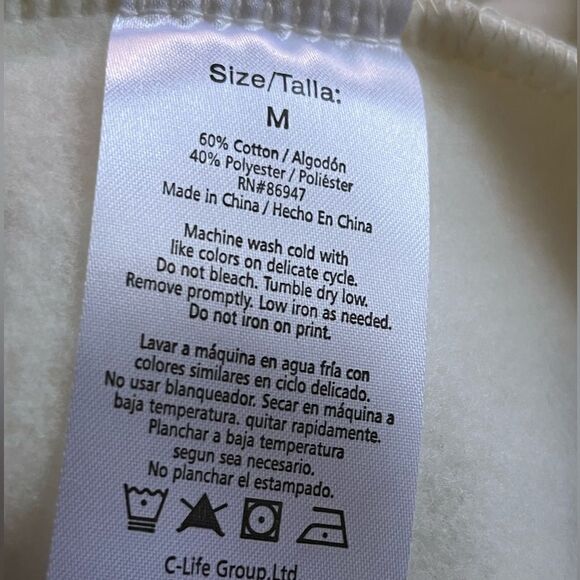 Sanrio Hello Kitty  Sweatshirt Front Back Graphic Cotton Oversized Hoodie Medium - Picture 10 of 10